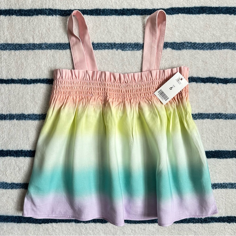 Pastel Rainbow Ombre Top